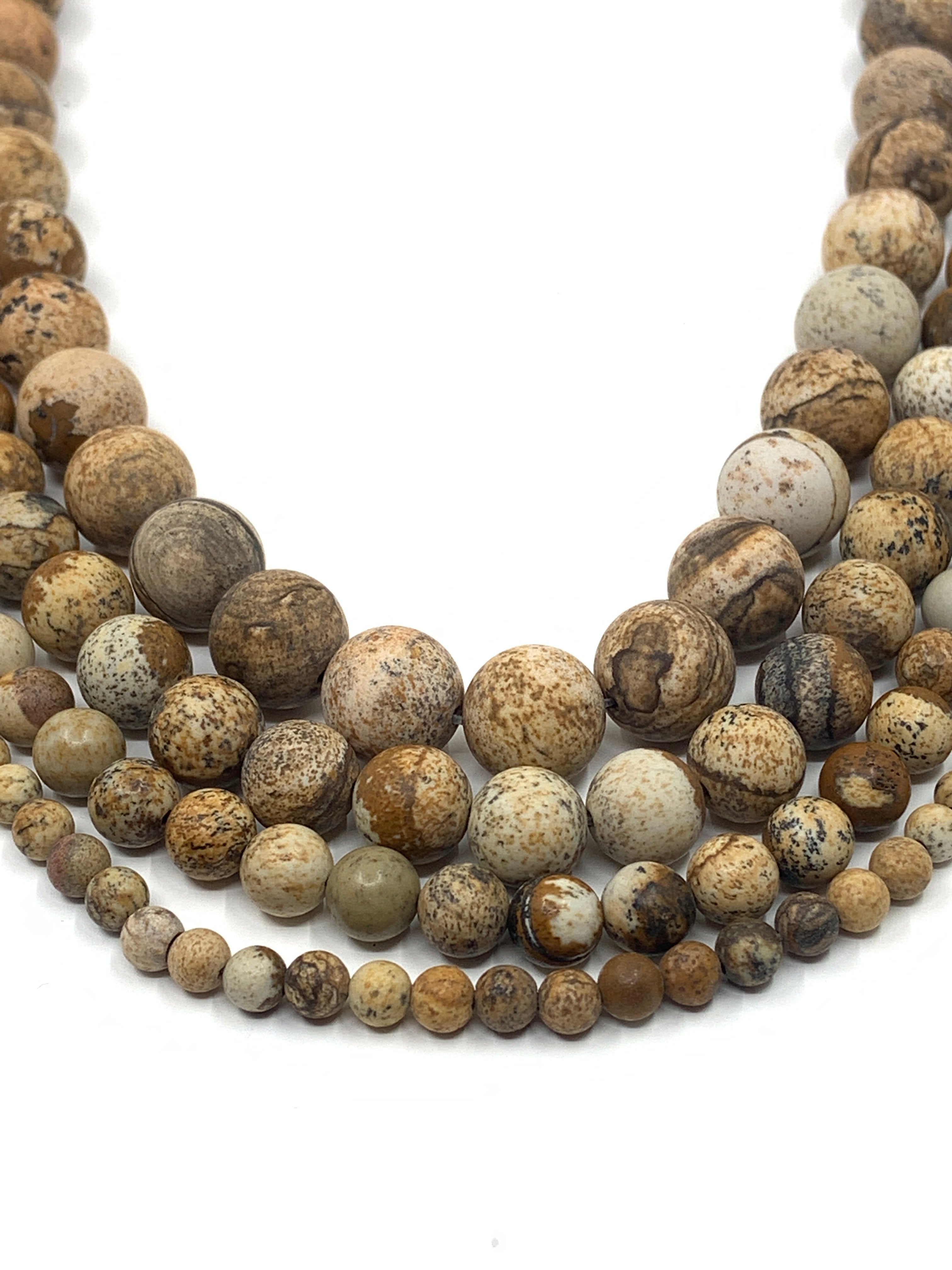 Matte Picture Jasper Beads | Bellaire Wholesale