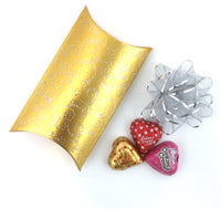 Pillow Candy Box, Gold | Bellaire Wholesale