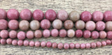 12mm Pink Petrified Wood Bead | Bellaire Wholesale