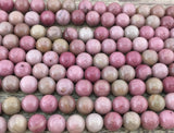 10mm Pink Petrified Wood Bead | Bellaire Wholesale
