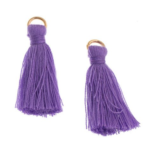 Poly Cotton Tassel, Purple Thread Tassel | Bellaire Wholesale