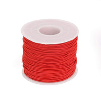 Elastic Cord 0.8mm Thick, 15 meter Roll, Red | Bellaire Wholesale