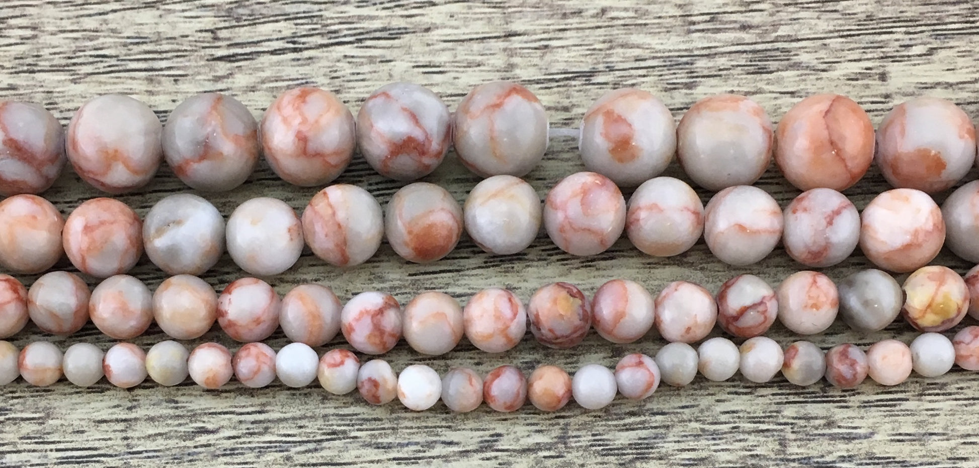 8mm Red Jasper Bead, Red Net Jasper Stone Bead | Bellaire Wholesale