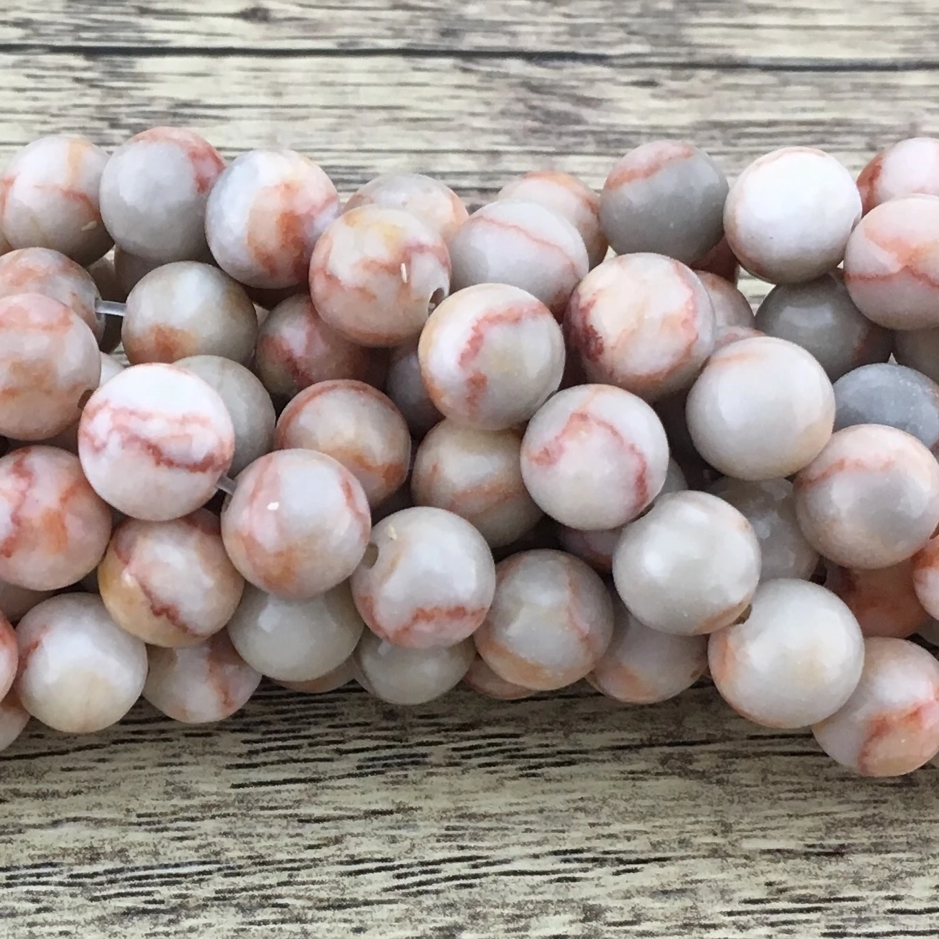 4mm Red Jasper Bead, Red Net Jasper Stone Bead | Bellaire Wholesale