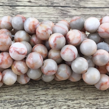 4mm Red Jasper Bead, Red Net Jasper Stone Bead | Bellaire Wholesale