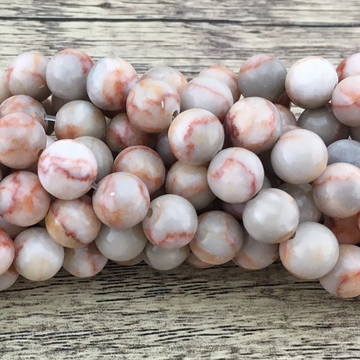 8mm Red Jasper Bead, Red Net Jasper Stone Bead | Bellaire Wholesale