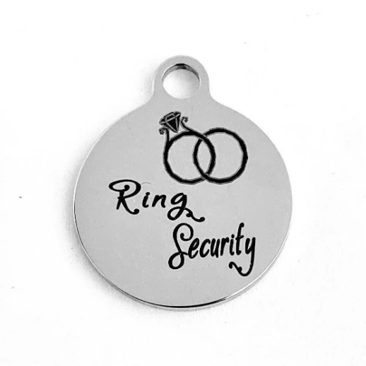 Ring Security Engraved Charms Gift | Bellaire Wholesale