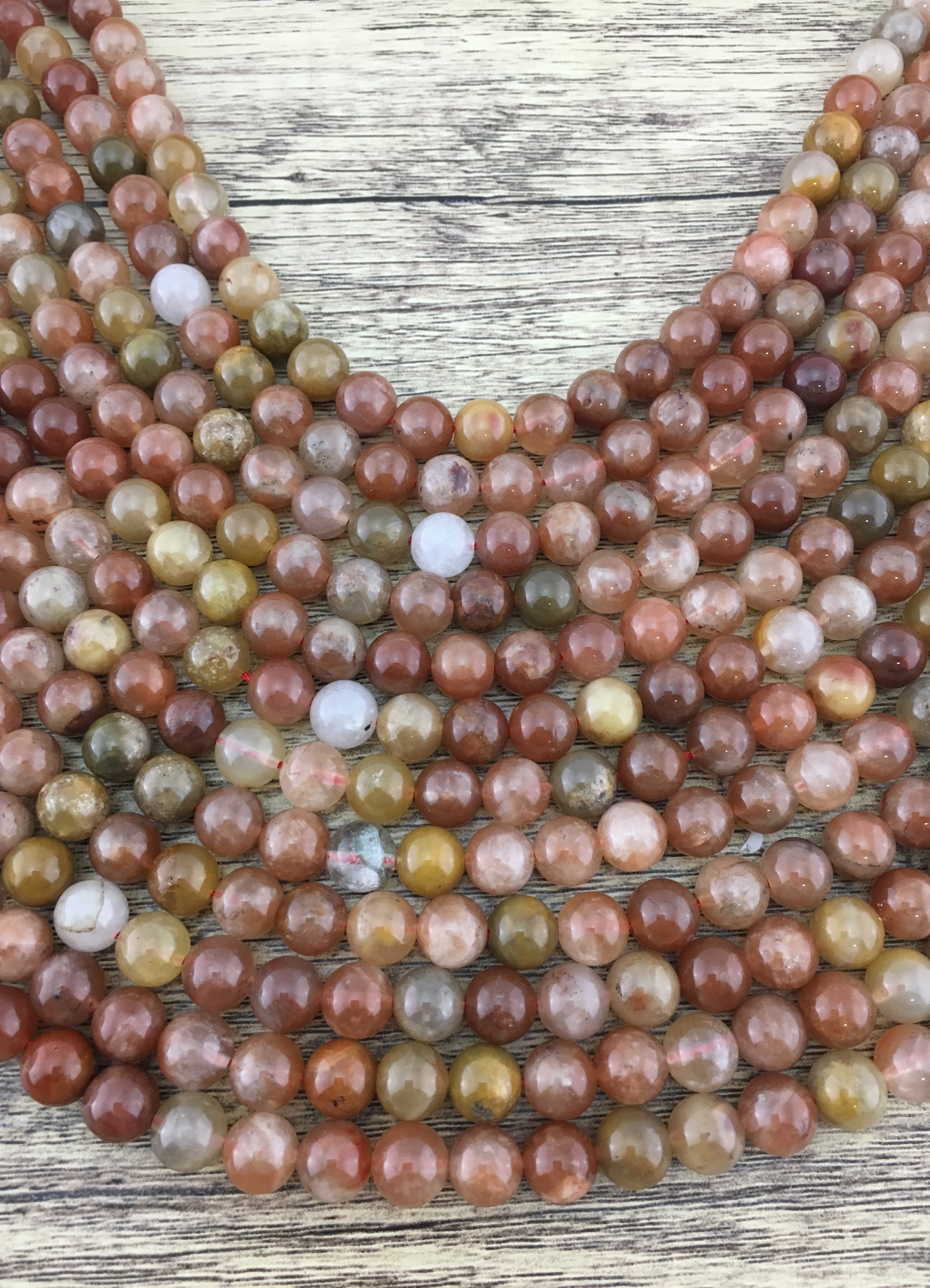 6mm Rutilated Quartz Bead | Bellaire Wholesale