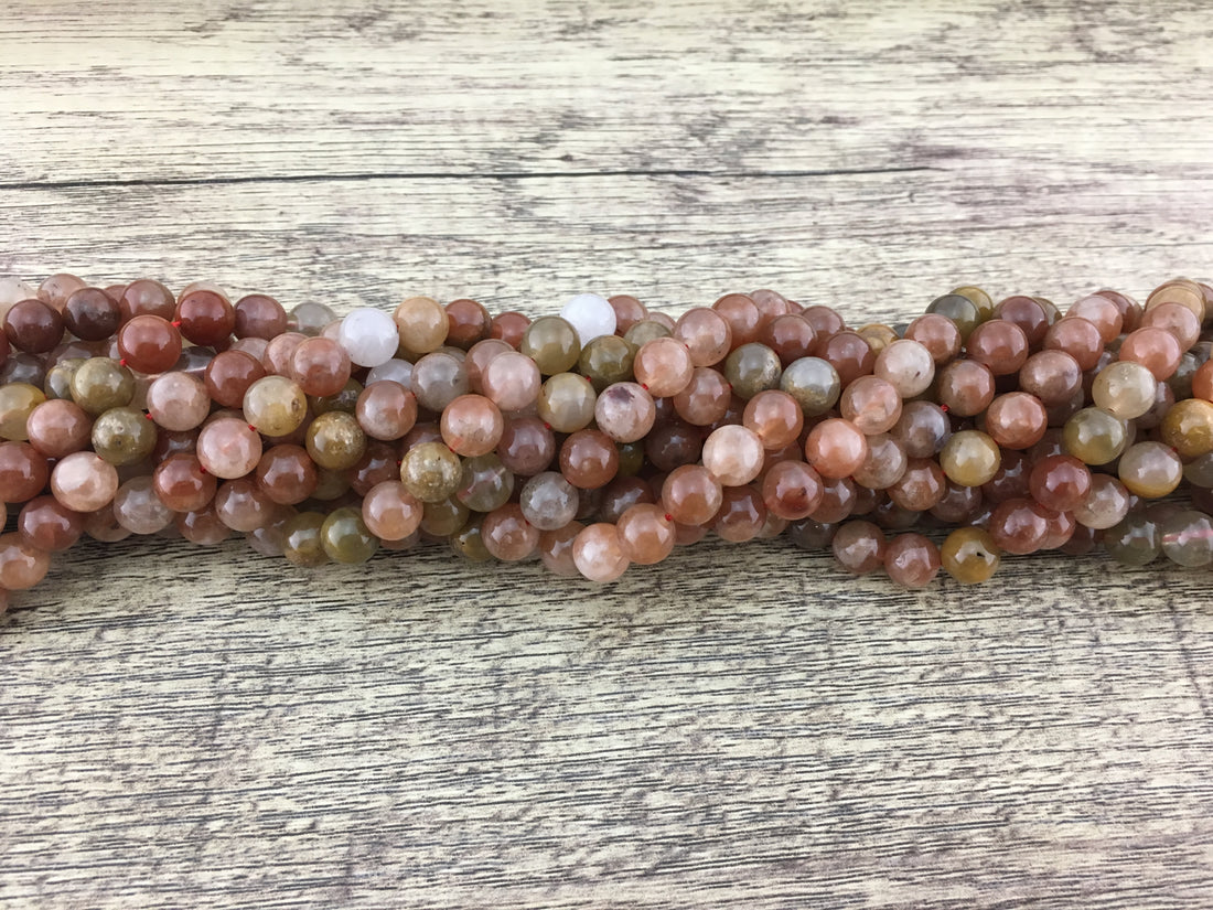 8mm Rutilated Quartz Bead | Bellaire Wholesale