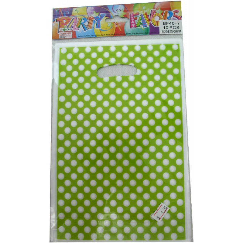 Party Favor Bags, Green | Bellaire Wholesale