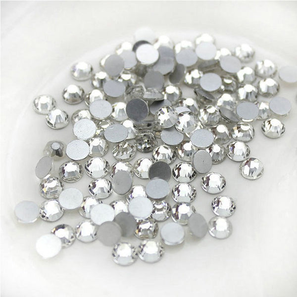 Sparkly  Flatback Crystal SS30, Clear | Bellaire Wholesale
