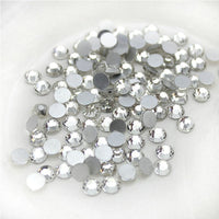 Sparkly  Flatback Crystal, Clear | Bellaire Wholesale