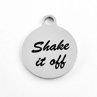 Shake it off Laser Engraved Charm | Bellaire Wholesale