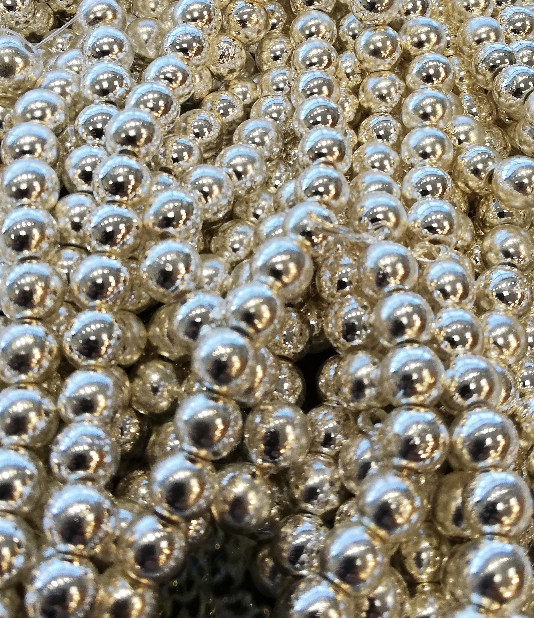 8mm Silver Hematite Bead | Bellaire Wholesale