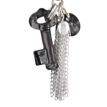 Tassel Chain ( 2 sets), 35mm Silver Chain Tassel, Pack of 2