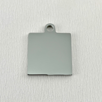 Mom Square Engraved Charm | Bellaire Wholesale