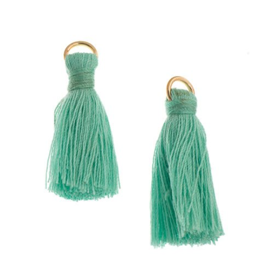 Poly Cotton Tassel, Turquoise Thread Tassel | Bellaire Wholesale