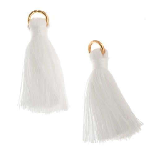 Poly Cotton Tassel, White Thread Tassel | Bellaire Wholesale