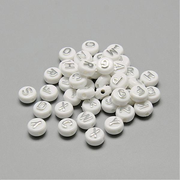 White Acrylic Letter box approx. 1700 beads | Bellaire Wholesale