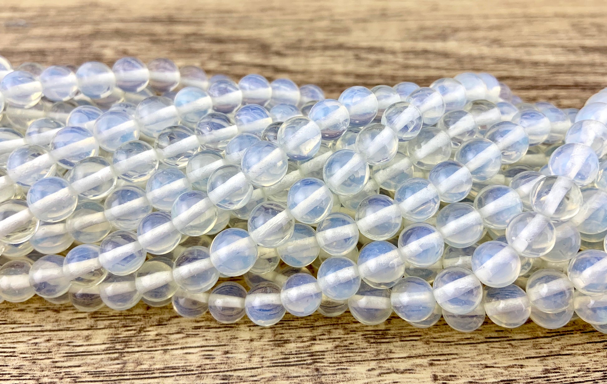 12mm White Opalite Beads | Bellaire Wholesale