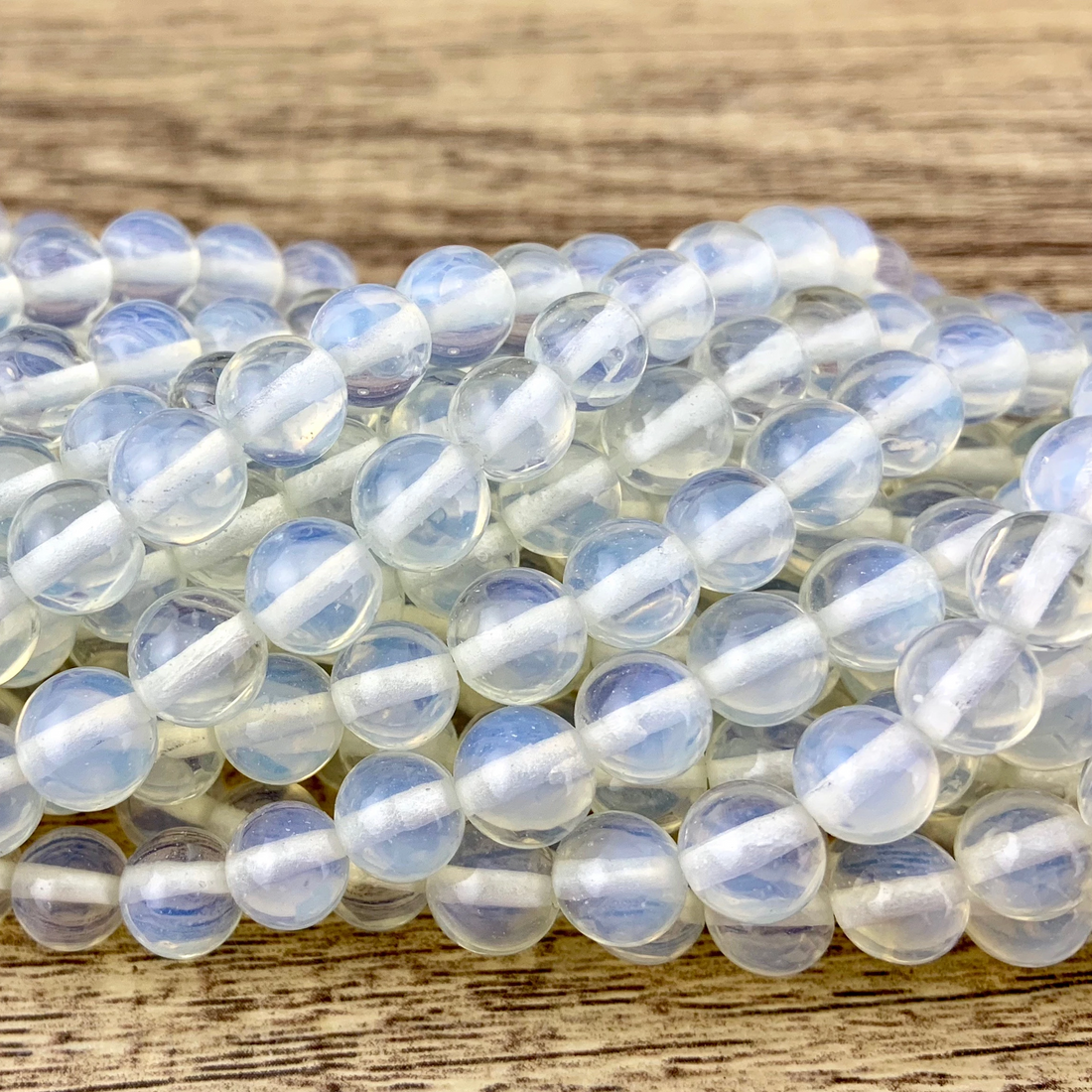 12mm White Opalite Beads | Bellaire Wholesale