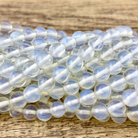 8mm White Opalite Beads | Bellaire Wholesale