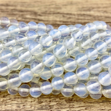 8mm White Opalite Beads | Bellaire Wholesale