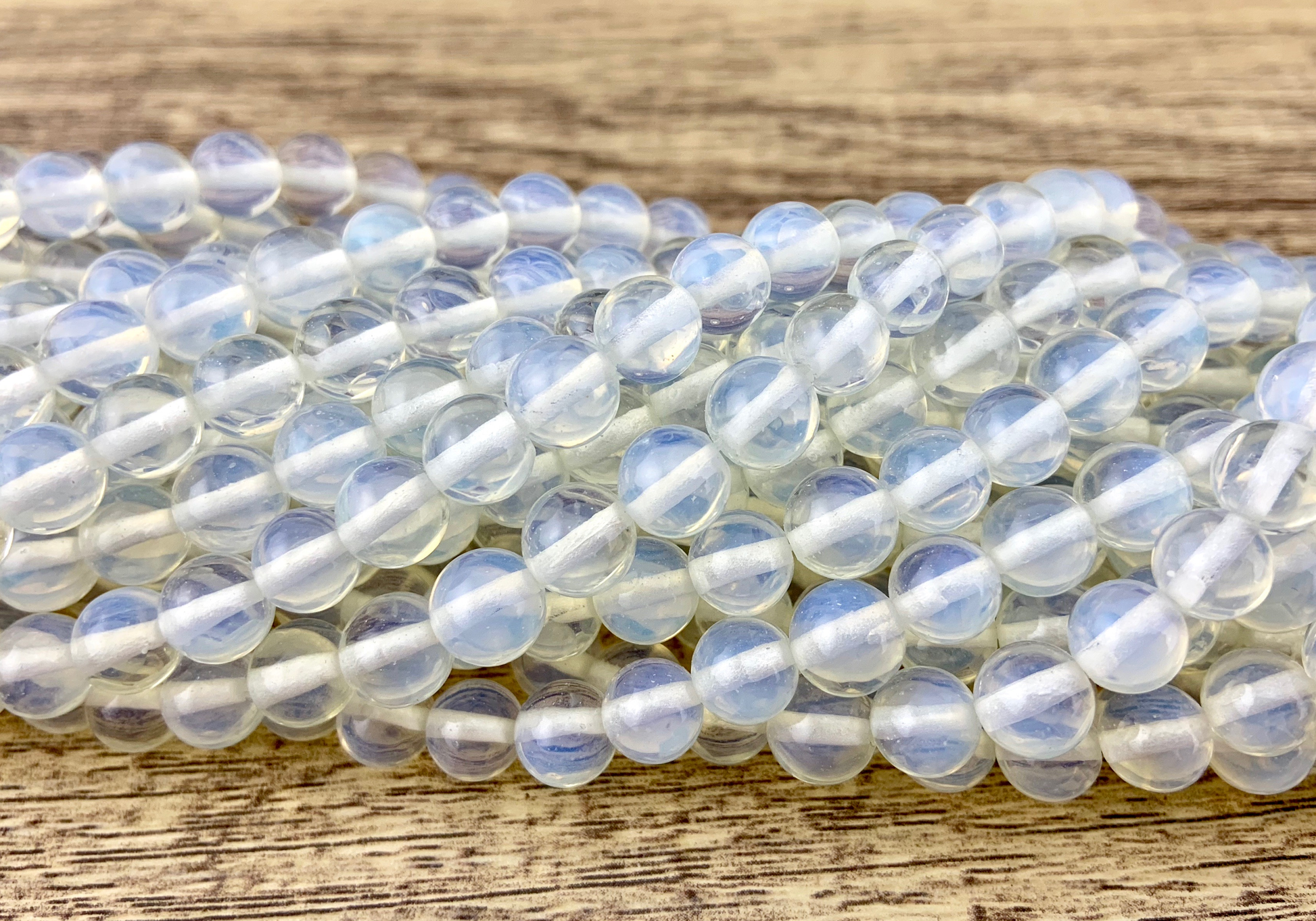 10mm White Opalite Beads | Bellaire Wholesale