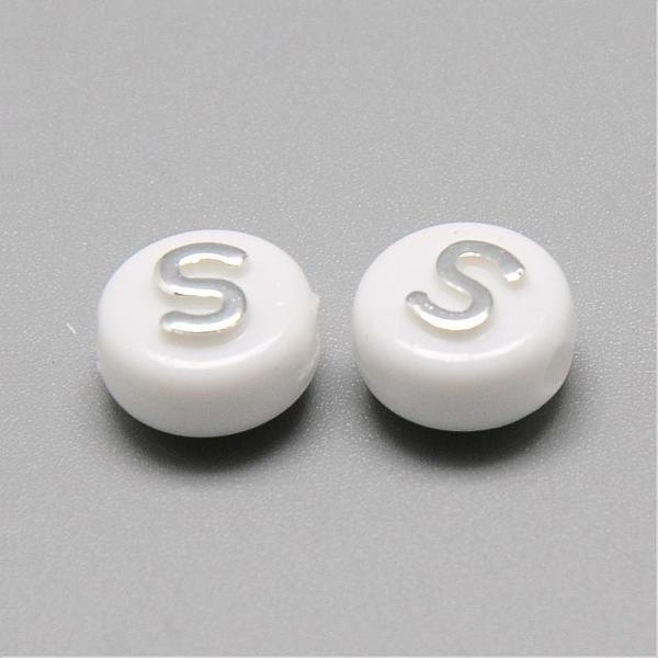 White Acrylic Letter box approx. 1700 beads | Bellaire Wholesale