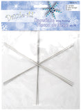 Snowflake Wireframe 6 Inch | Bellaire Wholesale
