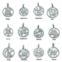 Silver Zodiac Symbol Virgo Pendant | Bellaire Wholesale