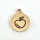 Apple Laser Engraved Charm | Bellaire Wholesale