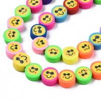Smiley Face with sunglasses rubber beads | Bellaire Wholesale