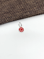 925 Sterling Silver Happy Face, 5 colors