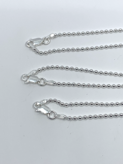 Sterling Silver 2mm Ball Chain | Bellaire Wholesale 