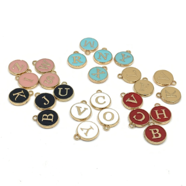 Initial Letter Charm, Enamel Letters | Bellaire Wholesale