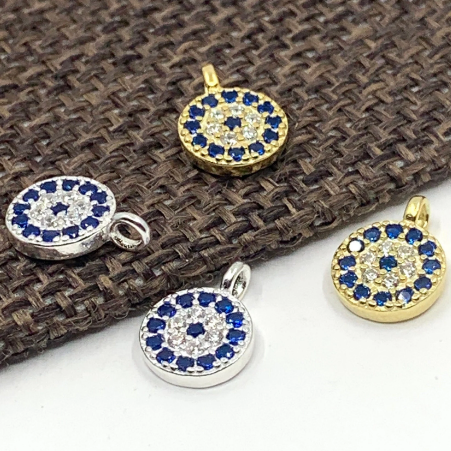 Sterling Silver Evil Eye Charm | Bellaire Wholesale