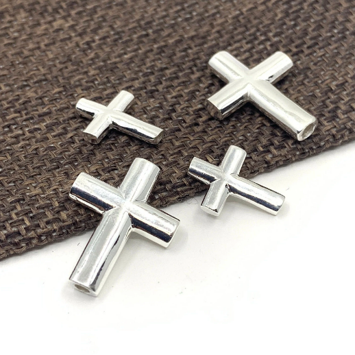 925 Sterling Silver Cross Bead | Bellaire Wholesale