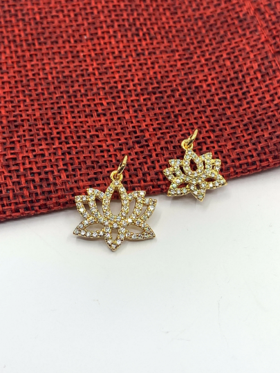 Lotus Flower Charm | Bellaire Wholesale