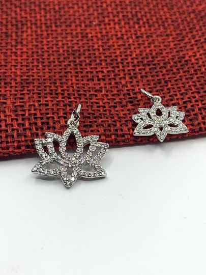 Lotus Flower Charm | Bellaire Wholesale