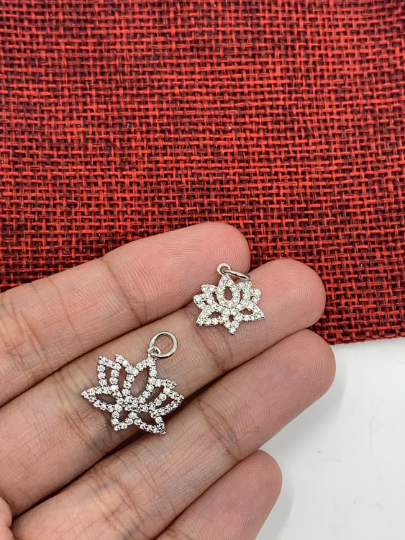 Lotus Flower Charm | Bellaire Wholesale