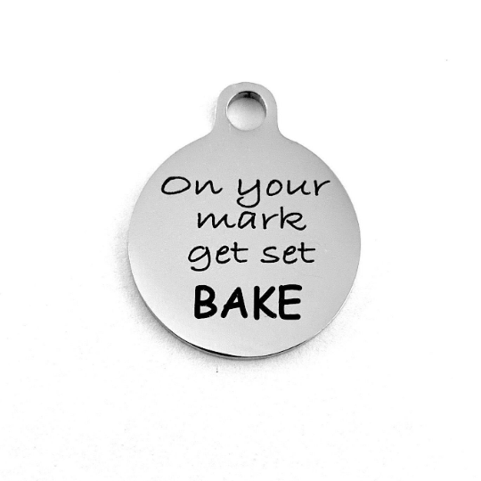On your mark get set BAKE Custom Charms | Bellaire Wholesale