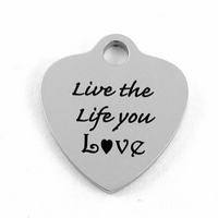 Live the Life you LOVE Custom Charms | Bellaire Wholesale