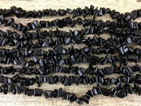 Black Agate Chips Beads | Bellaire Wholesale