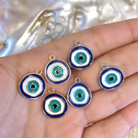 Evil Eye Charm, Round | Bellaire Wholesale