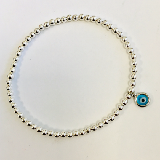 925 Sterling Silver Evil Eye Bracelet - Perfect Jewelry Gift 