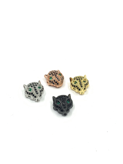 Leopard head bead | Bellaire Wholesale