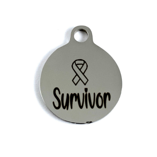 Cancer Survivor Laser Engraved Charm | Bellaire Wholesale