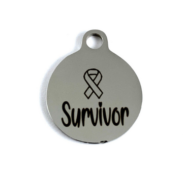 Cancer Survivor Laser Engraved Charm | Bellaire Wholesale