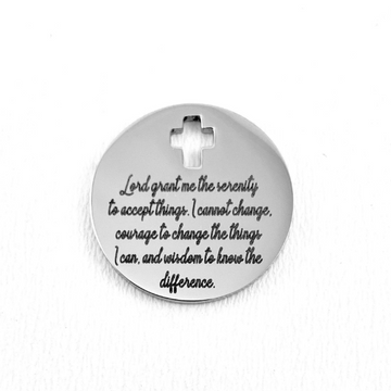 Serenity Prayer Personalized Charm | Bellaire Wholesale